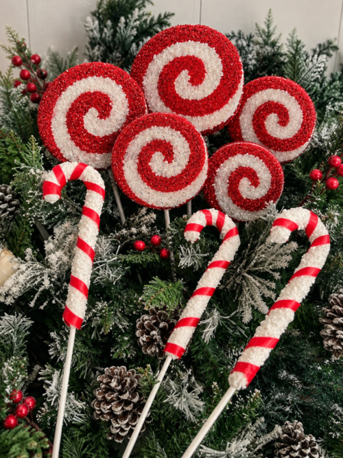 8 Esferas Navideñas Caramelo Decoracion Para Árbol Navidad