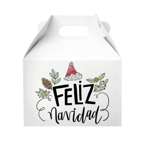 Cajas De Navidad Dulceros Personaje Infantil Caja Chica · Feliz navidad santa